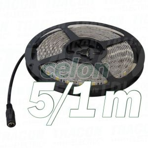 LED szalag, beltéri SMD5050; 60 LED/m; 14,4 W/m; RGB; W=10 mm; IP20,EEI=G, Egyéb termékek, Tracon Electric, Fényforrások, Tracon Electric