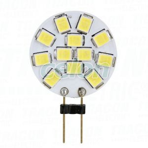 Sursă de lumină LED 12 VAC/DC, 2 W, 2700 K, G4, 140 lm, 180°, EEI=G, Alte Produse, Tracon Electric, Surse de lumina, Tracon Electric