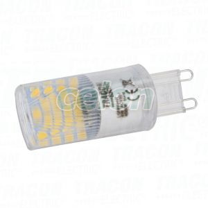 LED G9 fényforrás alumínium házzal 230 VAC, 4 W, 4000 K, G9, 350 lm, 200°, EEI=F, Egyéb termékek, Tracon Electric, Fényforrások, Tracon Electric