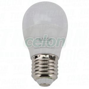 Gömb burájú LED fényforrás SAMSUNG chippel 230V,50Hz,8W,3000K,E27,570lm,180°,G45,SAMSUNG chip, EEI=F, Egyéb termékek, Tracon Electric, LED fényforrás, Tracon Electric