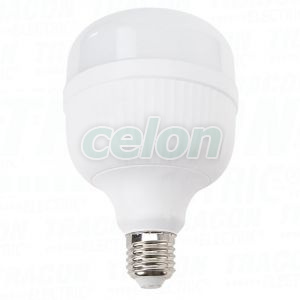 Nagyteljesítményű LED fényforrrás Samsung chippel 220-240 V, 50 Hz, 30 W, 4000 K, 2550 lm, E27, EEI=F, Egyéb termékek, Tracon Electric, Fényforrások, Tracon Electric