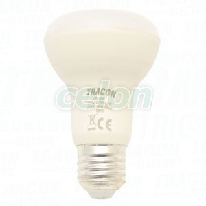 LED reflektorlámpa 230 V, 50 Hz, E27, 9 W, 638 lm, 2700 K, 120°, EEI=G, Egyéb termékek, Tracon Electric, Fényforrások, Tracon Electric