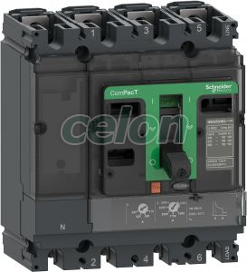 Nsx100B 25Ka Ac 4P4D 16A Tmd, Materiale si Echipamente Electrice, Intreruptoare automate in carcasa turnata, Intreruptoare automate in carcasa turnata, Schneider Electric