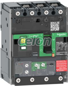 GENCompact NSXm Vigi 3P 160A 16kA sín, Energiaelosztás és szerelés, Megszakítók, Öntöttházas megszakítók, Schneider Electric