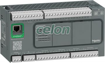 Modicon M200 Easy PLC, 40 I/O1xRS485, 1xEthernet, relés kimenet, 230 VAC, Automatizálás és vezérlés, PLC és egyéb vezérlők, Easy Modicon M200, Schneider Electric