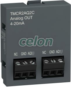 Modicon TMC bővítőmodul, 2AO, 4-20mA, Automatizálás és vezérlés, PLC és egyéb vezérlők, Easy Modicon M200, Schneider Electric