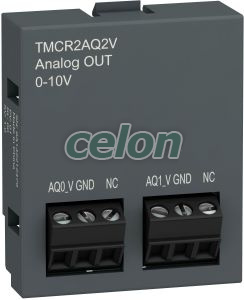 Modicon TMC bővítőmodul, 2AO, 0-10V, Automatizálás és vezérlés, PLC és egyéb vezérlők, Easy Modicon M200, Schneider Electric