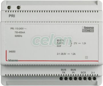 Sursa alimentare 2 fire 6 DIN 1,2A, Alte Produse, Bticino, AUDIO ENTRY PHONES 2 WIRES, Bticino