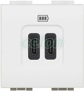 LL - caricatore USB tipo C 3A bianco, Alte Produse, Bticino, LIVING & LIGHT, Bticino