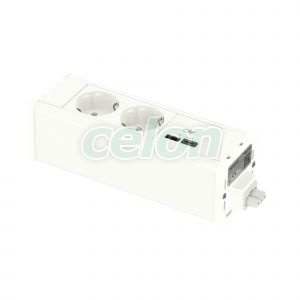 2xpriza 2P+E+USB A/C, alb, Casa si Gradina, Accesorii pentru mobila, Schneider Electric