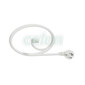 Cablu+conectorrapid drept,10m-1,5mm2,alb, Casa si Gradina, Accesorii pentru mobila, Schneider Electric