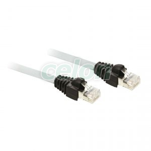 Kábel, Ethernet, Cat 5E, 2 x RJ45, megerősített, 1m, Egyéb termékek, Schneider Electric, Egyéb termékek, Schneider Electric