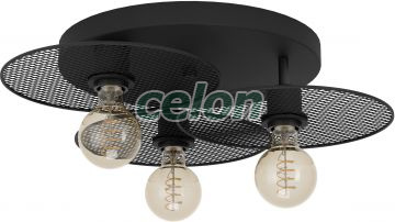 IKESTON Mennyezeti lámpa E27 3x40W d:530mm Eglo, Világítástechnika, Beltéri világítás, Mennyezeti lámpák, Eglo