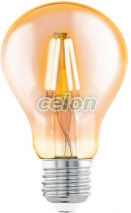 LED Vintage Dekor izzó 1x4W 350lm E27 Nem Szabályozható 2200K, Fényforrások, LED Vintage Edison dekor izzók, Eglo