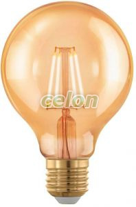 Bec Led Decorativ Vintage 1x4W 300lm E27 Dimabil 1700K, Surse de Lumina, Lampi LED Vintage Edison, Eglo