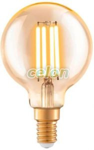 LED Vintage Dekor izzó 1x4W 350lm E14 Nem Szabályozható 2200K, Fényforrások, LED Vintage Edison dekor izzók, Eglo