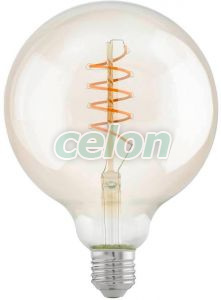 Bec Led Decorativ Vintage 1x4W 270lm E27 Nedimabil 2200K, Surse de Lumina, Lampi LED Vintage Edison, Eglo