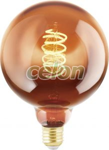 LED Vintage Dekor izzó 1x4W 30lm E27 Szabályozható 2000K, Fényforrások, LED Vintage Edison dekor izzók, Eglo