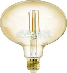 LED Vintage Dekor izzó 1x4.5W 470lm E27 Szabályozható 2200K, Fényforrások, LED Vintage Edison dekor izzók, Eglo
