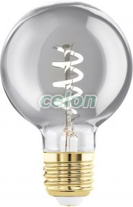 Bec Led Decorativ Vintage 1x4W 100lm E27 Dimabil 2000K, Surse de Lumina, Lampi LED Vintage Edison, Eglo