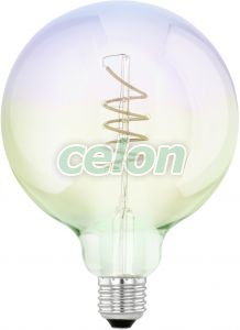 LED Vintage Dekor izzó 1x4W E27 Szabályozható 2000K, Fényforrások, LED Vintage Edison dekor izzók, Eglo