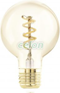 LED Vintage Dekor izzó 1x4W 145lm E27 Szabályozható 2000K, Fényforrások, LED Vintage Edison dekor izzók, Eglo