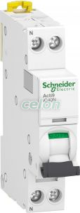 Acti9 iC40N Siguranta automata  1P+N C 4A A9P54604, Aparataje modulare, Sigurante automate, Schneider Electric