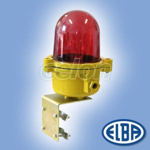 Lampa balizaj LBFR 03 simpla 100W fixare cu flansa echipat cu bec IP54 45461026 Elba, Corpuri de Iluminat, Lampi de balizaj si antiexplozive, Lampi de balizaj, Elba