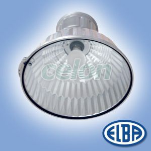 Csarnokvilágító haranglámpa IEV 06 1x250W higany izzó, fazettás reflektor IP65 Elba, Világítástechnika, Csarnok világítás, Elba