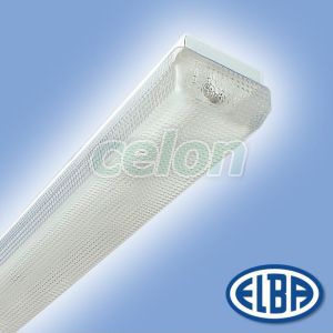 Corp iluminat aparent FIDA 05 SELENA 1x18W cu dispersor transparent IP20 21431055 Elba, Corpuri de Iluminat, Corpuri de iluminat profesionale, Corpuri de iluminat tehnice, Elba