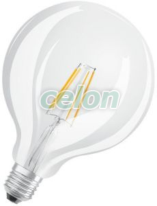 Bec Led E27 Alb variabil 2200-2700K 6.5W 806lm LED SUPERSTAR CLASSIC GLOBE GLOWDIM Dimabil, Surse de Lumina, Lampi si tuburi cu LED, Becuri LED forma glob, Osram