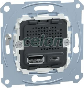 Priza incarcare dbl USB SysM 2.4A 45W tip A+C, Alte Produse, Schneider Electric, Alte Produse, Merten