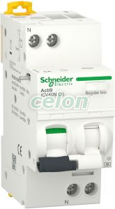 Acti9 Icv40N 1P+N B 16A 10Ma A Rcbo, Aparataje modulare, Aparataj de protectie diferentiala, Aparataj de protectie diferentiala, Schneider Electric