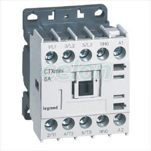Ctx Mini Ct 3P 6A 1No 230Vac 417006-Legrand, Egyéb termékek, Legrand, Energiaelosztási megoldások, CTX3 mágneskapcsolók és hőkioldók, Legrand