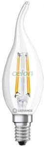 Bec Led Forma Lumanare E14 Alb Cald 2700K 4W 470lm LED CLASSIC BA P Nedimabil, Surse de Lumina, Lampi si tuburi cu LED, Becuri LED forma lumanare, Ledvance