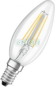 LED gyertya izzó E14 Meleg Fehér 2700K 4W 470lm LED CLASSIC B V Nem Szabályozható, Fényforrások, LED fényforrások és fénycsövek, LED Gyertya izzók, Ledvance