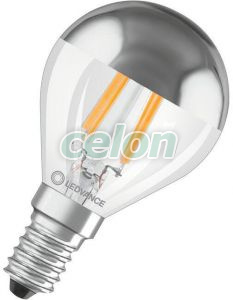 LED izzó E14 Meleg Fehér 2700K 4W 350lm LED CLASSIC P MIRROR P Nem Szabályozható, Fényforrások, LED fényforrások és fénycsövek, LED kisgömb izzók, Ledvance