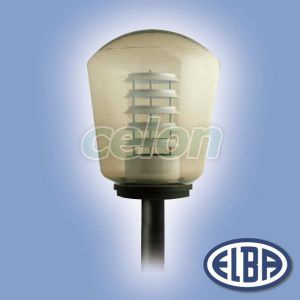 Dekoratív közterületi lámpa IADI 1x100W E27 d=350mm opál búra IP44 Elba, Világítástechnika, Közterületi lámpatestek, Elba