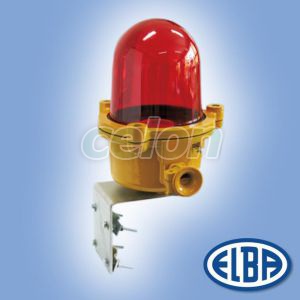 Akadályvilágító lámpa LBEx 02 100W II2G Exde IIC T2 oszlopra szerelhető IP54 Elba, Világítástechnika, Robbanásbiztos és akadályjelző lámpák, Akadály jelző lámpák, Elba