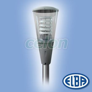 Dekoratív közterületi lámpa AVIS 02M 1x100W nátrium, szürke, átlátszó búra, aluminium reflektor, karok nélkül IP66 Elba, Világítástechnika, Közterületi lámpatestek, Elba