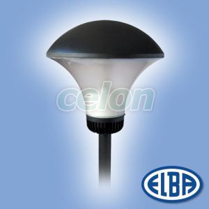 Dekoratív közterületi lámpa RAINBOW 1x125W nátrium izzós, opál búra IP65 Elba, Világítástechnika, Közterületi lámpatestek, Elba