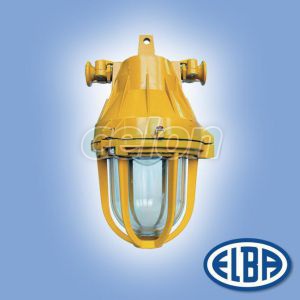 Robbanásbiztos lámpa AI 02 100W ML II 2G Exde II B T4 izzóval IP54 Elba, Világítástechnika, Robbanásbiztos és akadályjelző lámpák, Robbanásbiztos lámpatestek, Elba