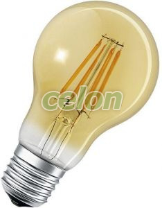 LED izzó E27 6W SMART+ FILAMENT CLASSIC DIMMABLE 2400K 680lm Meleg Fehér, Fényforrások, Intelligens Led izzók, Ledvance