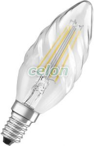 Bec Led Forma Lumanare E14 Alb Rece 4000K 3.4W 470lm LED CLASSIC BW DIM CRI90 S Dimabil, Surse de Lumina, Lampi si tuburi cu LED, Becuri LED forma lumanare, Ledvance
