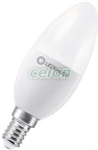 LED gyertya izzó E14 Meleg Fehér 2700K 4.9W 470lm CLASSIC B DIM P Szabályozható, Fényforrások, LED fényforrások és fénycsövek, LED Gyertya izzók, Ledvance