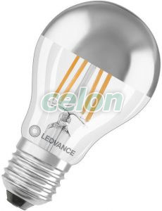 LED izzó E27 Meleg Fehér 2700K 6.5W 650lm LED CLASSIC A MIRROR P Nem Szabályozható, Fényforrások, LED fényforrások és fénycsövek, LED normál izzók, Ledvance