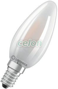 Bec Led Forma Lumanare E14 Alb Cald 2700K 2.5W 470lm LED CLASSIC B ENERGY EFFICIENCY B S Nedimabil, Surse de Lumina, Lampi si tuburi cu LED, Becuri LED forma lumanare, Ledvance