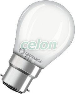 Bec Led B22d Alb Cald 2700K 4W 470lm LED CLASSIC P P Nedimabil, Surse de Lumina, Lampi si tuburi cu LED, Becuri LED Profesionale, Ledvance