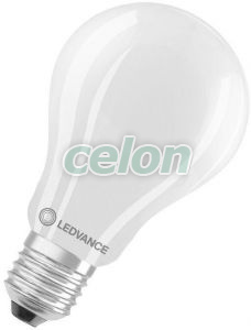 Bec Led E27 Alb Cald 2700K 17W 2452lm LED CLASSIC A P Nedimabil, Surse de Lumina, Lampi si tuburi cu LED, Becuri LED forma clasica, Ledvance