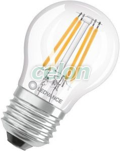 Bec Led E27 Alb Cald 2700K 4.2W 470lm LED CLASSIC P DIM CRI97 S Dimabil, Surse de Lumina, Lampi si tuburi cu LED, Becuri LED sferic, Ledvance
